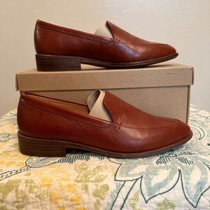 SOLD Madewell The Frances Loafer in Burnished Mahogany, Size 6.5. NEW & SOLD OUT